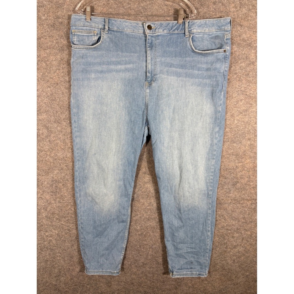 Fat Face Eco‎ Denim Harlow High Waist Jeans Women's US 20S UK 24S Light Wash